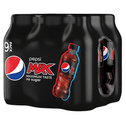 Pepsi Max 6-pak flasker (6x50cl)