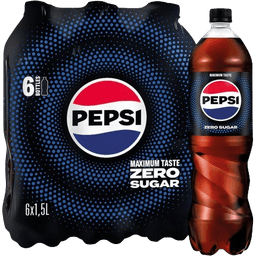 Pepsi Max 6-pak flasker (6x1.5L)