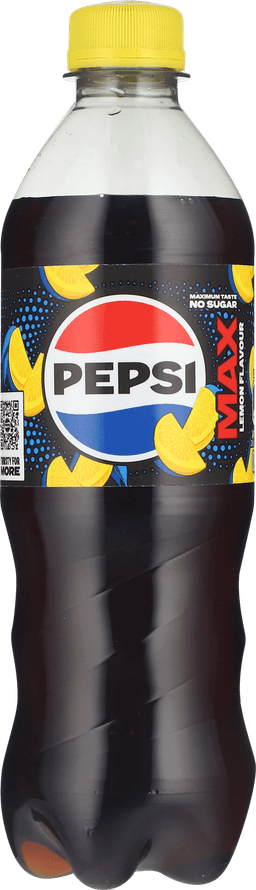 Pepsi Max Lemon 50cl flaske